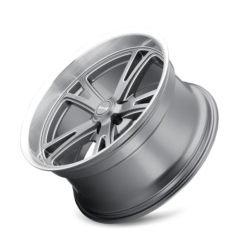 RIDLER | 606 17x7.0 ET0 - Gloss Grey Machined