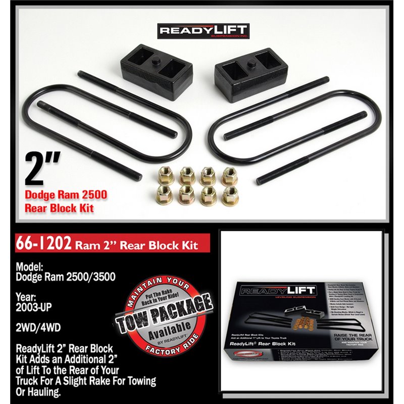ReadyLIFT | Rear Block Kit - Ram 2500 / 3500 2003-2019