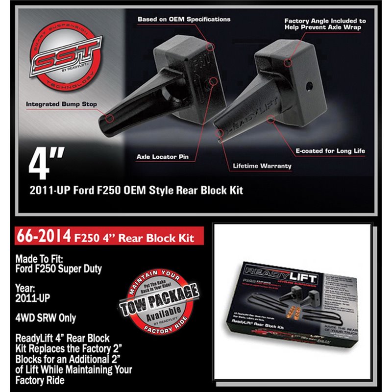 ReadyLIFT | Rear Block Kit - F-250 / F-350 2011-2017