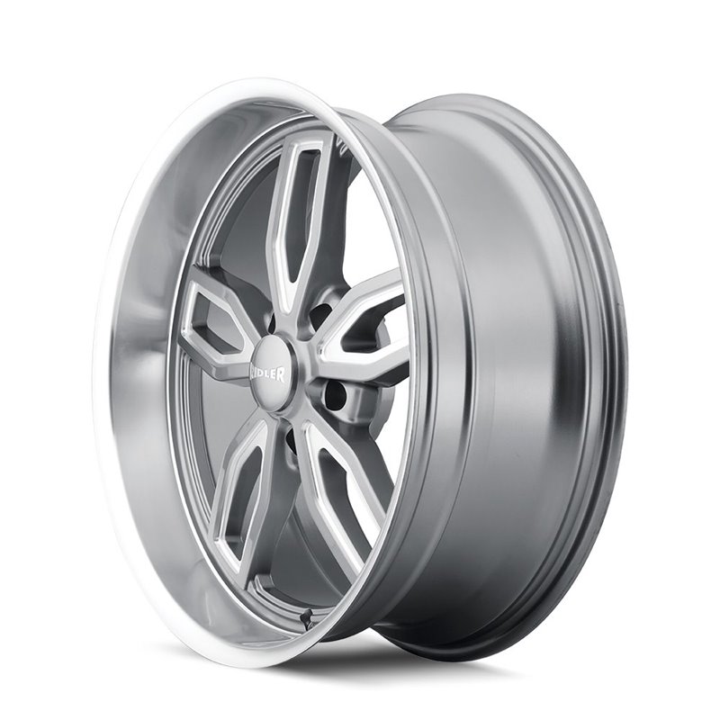 RIDLER | 608 20x10.0 ET0 - Gloss Grey Milled