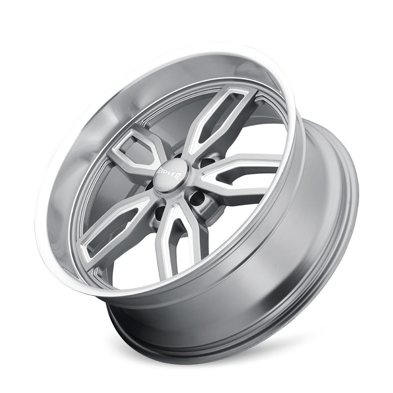 RIDLER | 608 18x9.0 ET0 - Gloss Grey Milled