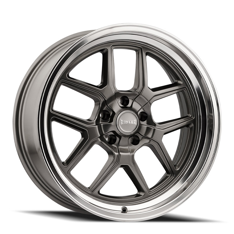 RIDLER | 610 17x7.0 ET0 - Gloss Grey Polished