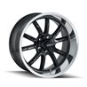 RIDLER | 650 20x8.5 ET30 - Matte Black Polished