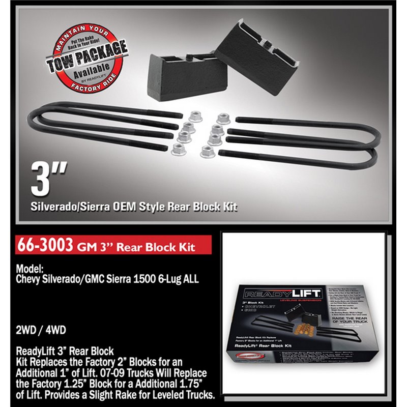 ReadyLIFT | Rear Block Kit - Chevrolet / GMC 2000-2018