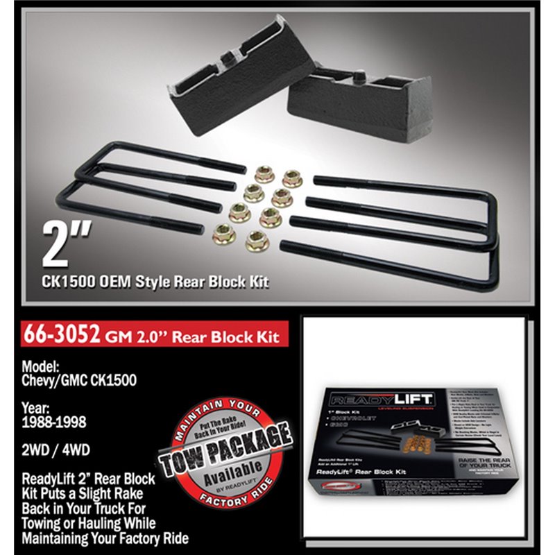 ReadyLIFT | Rear Block Kit - Chevrolet / GMC 2001-2010