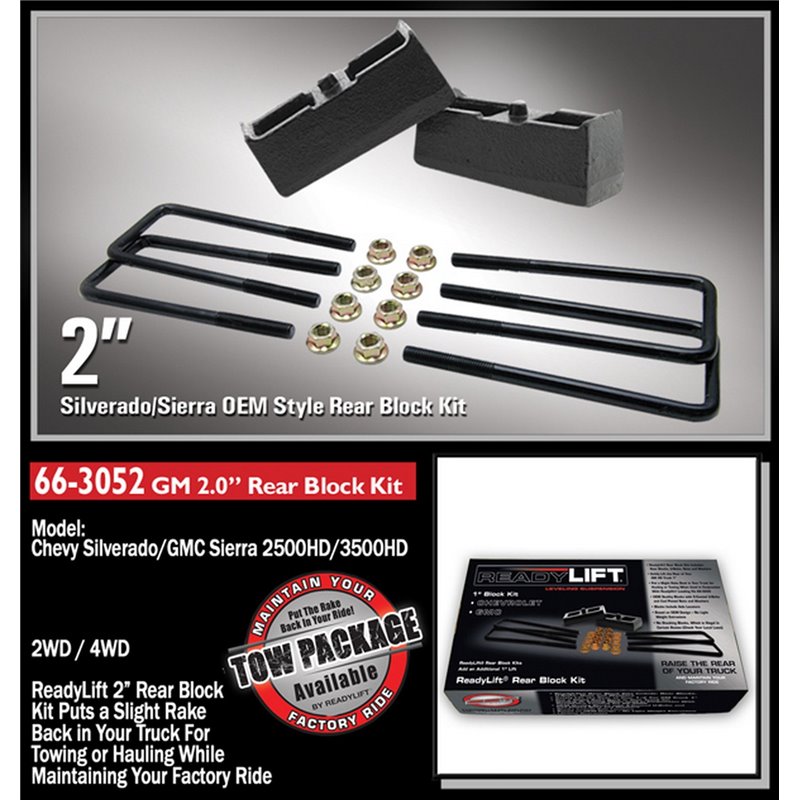 ReadyLIFT | Rear Block Kit - Chevrolet / GMC 2001-2010