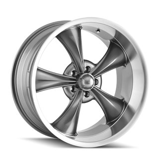 RIDLER | 695 18x9.5 ET6 - Gloss Grey Machined