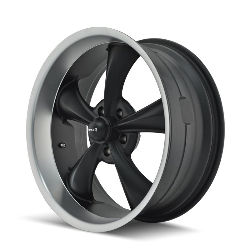 RIDLER | 695 18x9.5 ET6 - Matte Black Machined