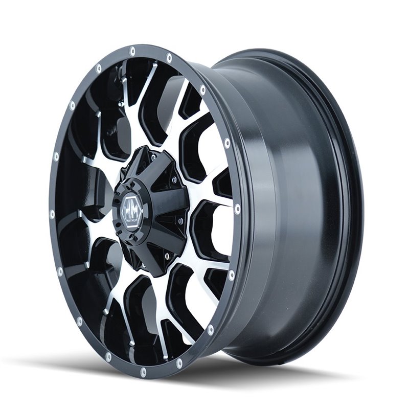 Mayhem | WARRIOR 20x10.0 ET-25 - Gloss Black Machined