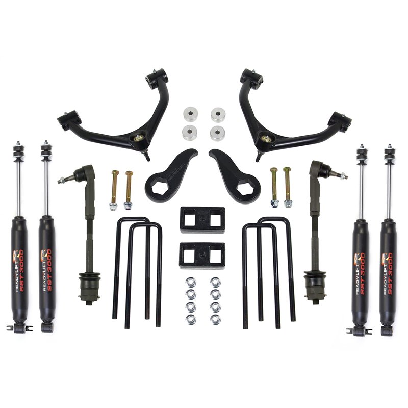 ReadyLIFT | SST® Lift Kit w/Shocks - Silverado / Sierra 2500 HD / 3500 HD 6.0L / 6.6L 2011-2018