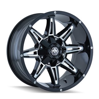 Mayhem | RAMPAGE 17x9.0 ET13 - Gloss Black Milled