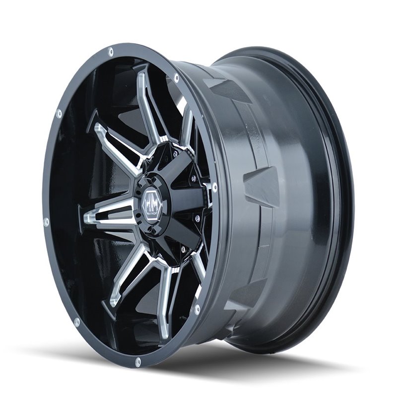 Mayhem | RAMPAGE 18x9.0 ET-12 - Gloss Black Milled