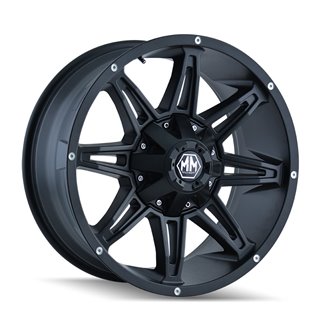 Mayhem | RAMPAGE 18x9.0 ET-12 - Matte Black