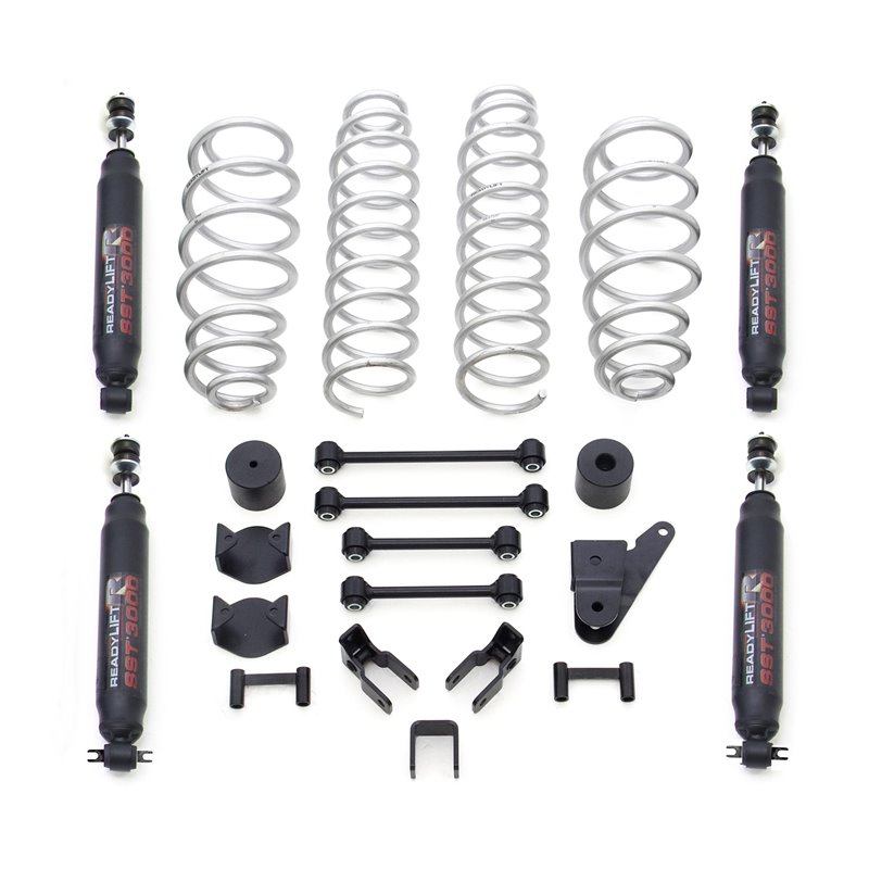 ReadyLIFT | SST® Lift Kit w/Shocks - Wrangler (JK) 3.6L / 3.8L 2007-2017