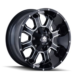 Mayhem | FIERCE 17x9.0 ET-12 - Gloss Black Milled