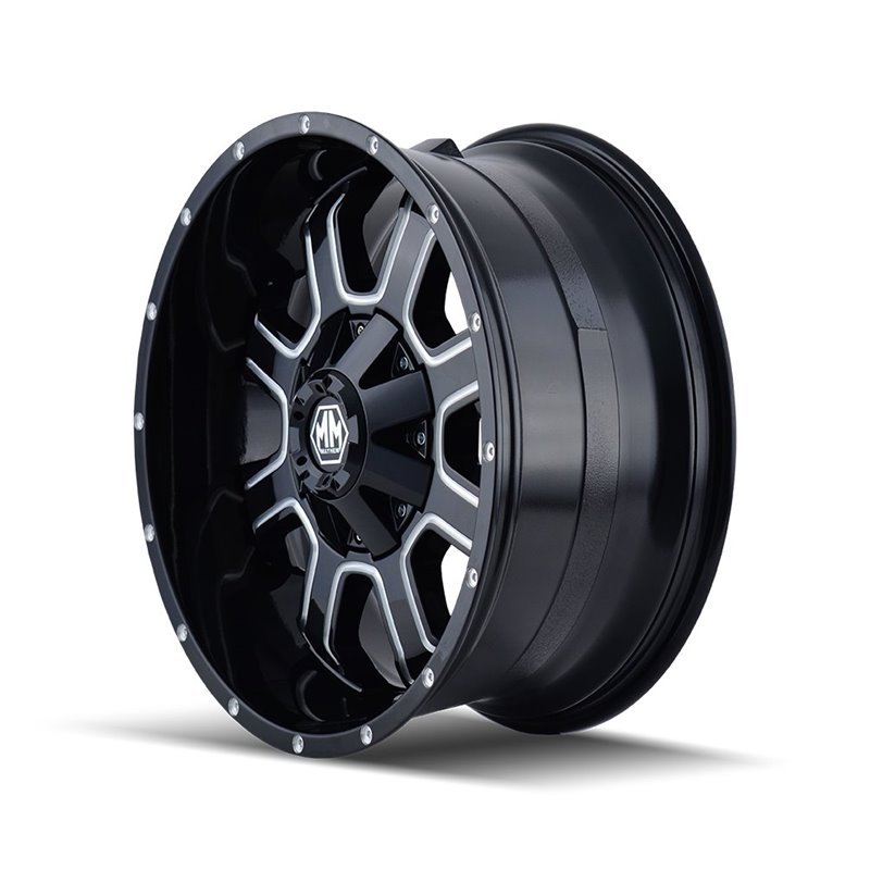 Mayhem | FIERCE 17x9.0 ET-12 - Gloss Black Milled