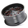 Mayhem | COGENT 20x9.0 ET18 - Gloss Black Milled Prism Red