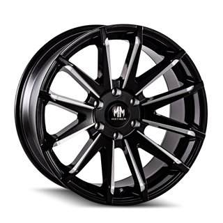 Mayhem | CROSSFIRE 20x9.5 ET25 - Gloss Black Milled