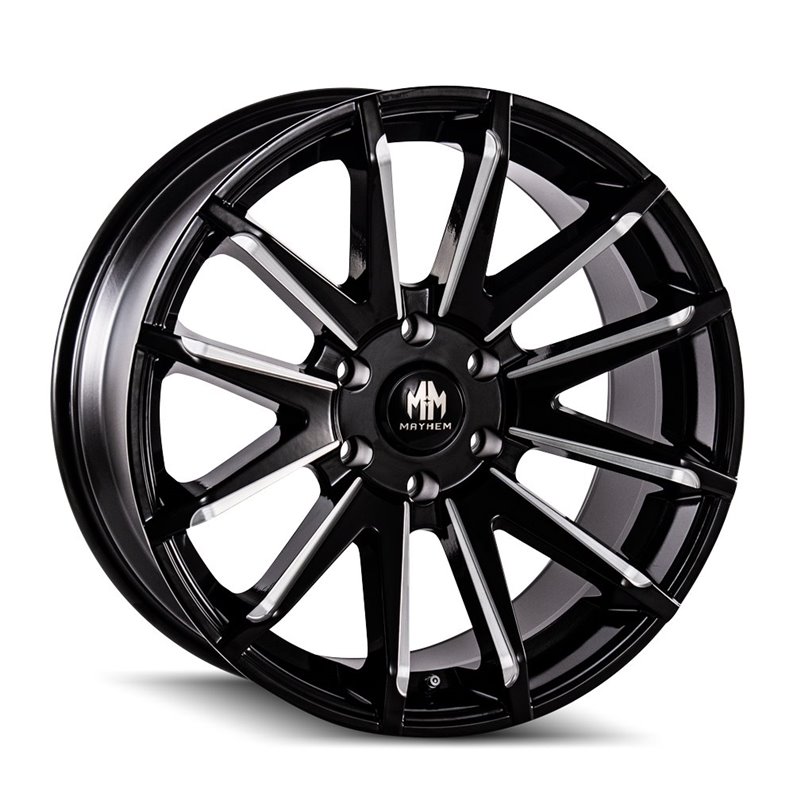 Mayhem | CROSSFIRE 20x9.5 ET25 - Gloss Black Milled