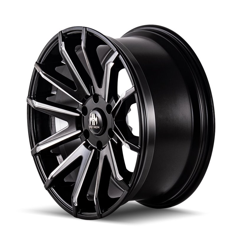 Mayhem | CROSSFIRE 20x9.5 ET25 - Gloss Black Milled