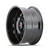 Mayhem | TRIPWIRE 20x9.0 ET18 - Gloss Black Milled Prism Red