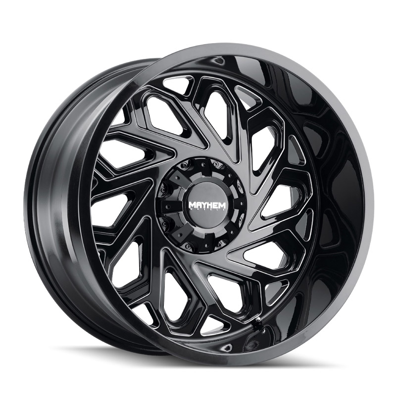Mayhem | ESSEX 20x9.0 ET0 - Gloss Black Milled