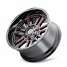 Mayhem | APOLLO 20x10.0 ET-19 - Gloss Black Milled Prism Red