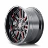 Mayhem | APOLLO 20x9.0 ET0 - Gloss Black Milled Prism Red