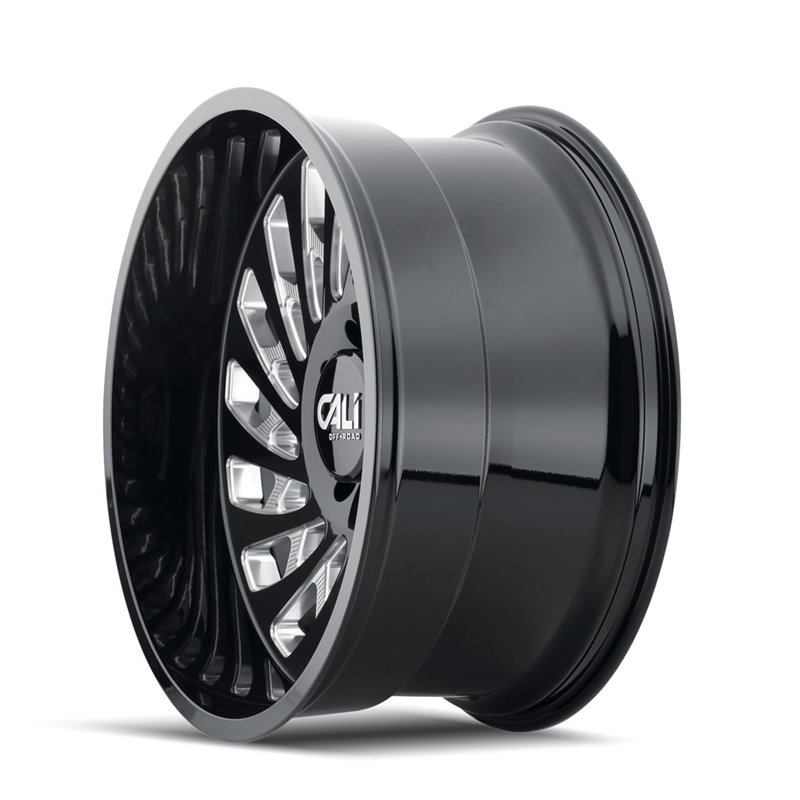 CALI Off-Road | SWITCHBACK 20x10.0 ET-25 - Gloss Black Milled