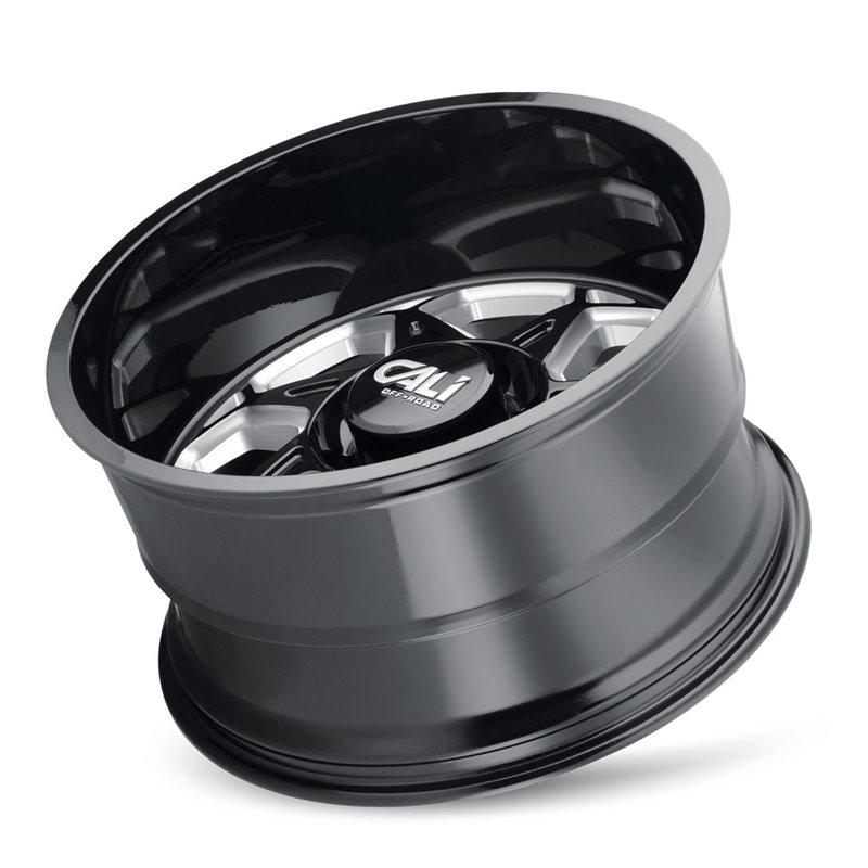 CALI Off-Road | SEVENFOLD 20x10.0 ET-25 - Gloss Black Milled
