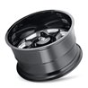 CALI Off-Road | SEVENFOLD 20x10.0 ET-25 - Gloss Black Milled