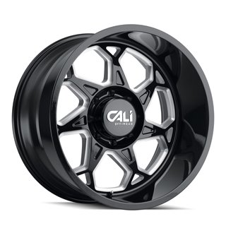 CALI Off-Road | SEVENFOLD 20x12.0 ET-51 - Gloss Black Milled