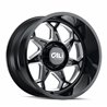 CALI Off-Road | SEVENFOLD 20x12.0 ET-51 - Gloss Black Milled