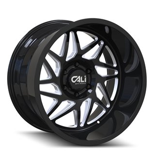 CALI Off-Road | GEMINI 22x12.0 ET-51 - Gloss Black Milled