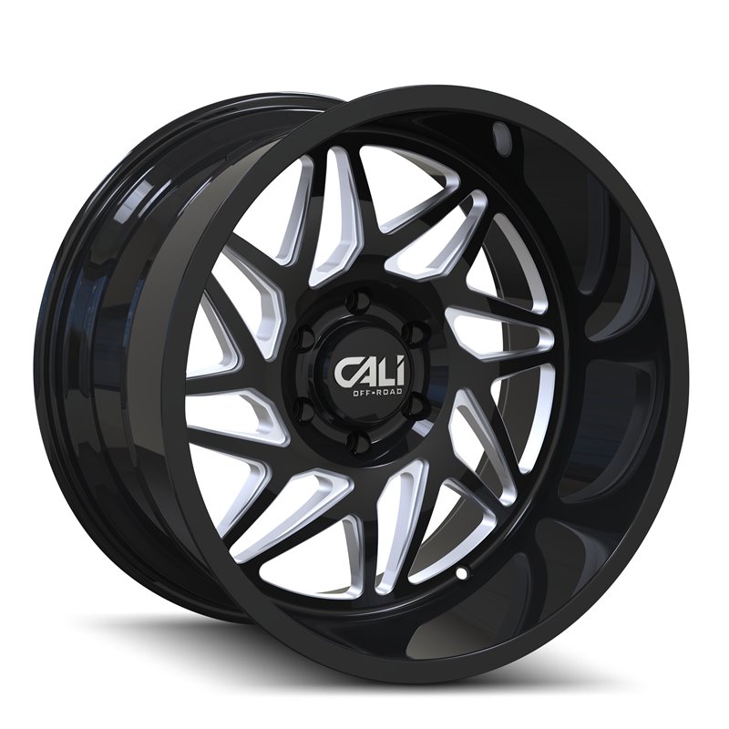 CALI Off-Road | GEMINI 22x12.0 ET-51 - Gloss Black Milled