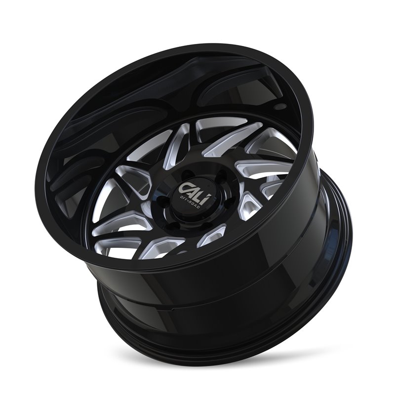CALI Off-Road | GEMINI 22x12.0 ET-51 - Gloss Black Milled