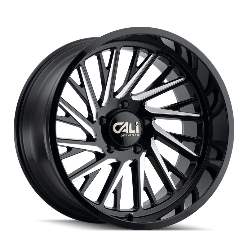 CALI Off-Road | PURGE 20x10.0 ET-25 - Gloss Black Milled