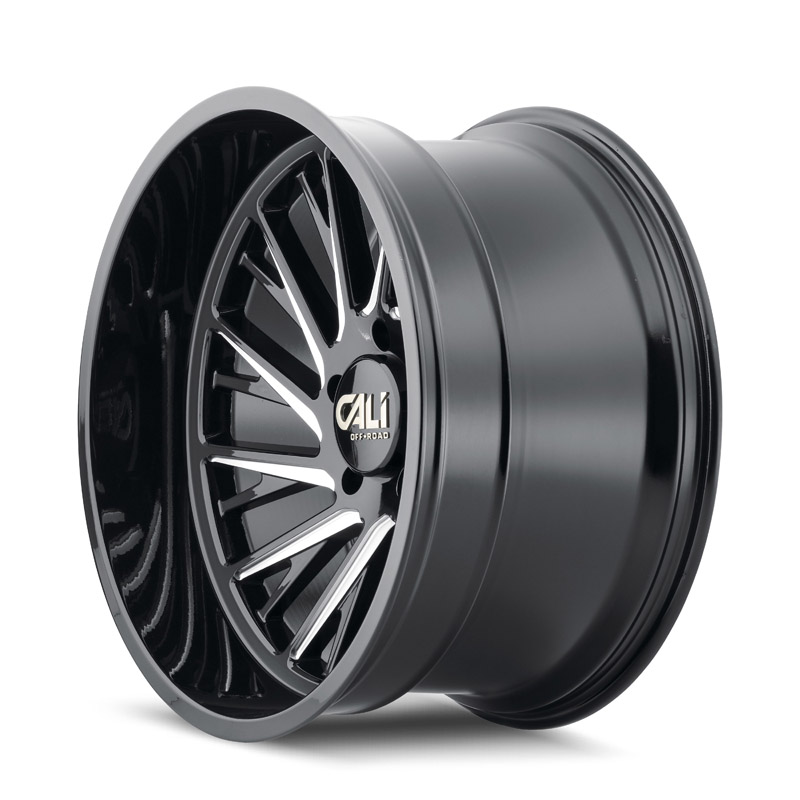 CALI Off-Road | PURGE 20x10.0 ET-25 - Gloss Black Milled