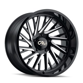 CALI Off-Road | PURGE 22x12.0 ET-51 - Gloss Black Milled