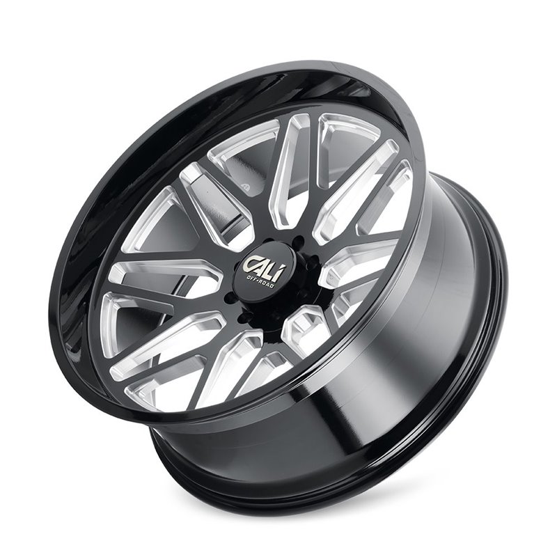 CALI Off-Road | INVADER 24x14.0 ET-76 - Gloss Black Milled
