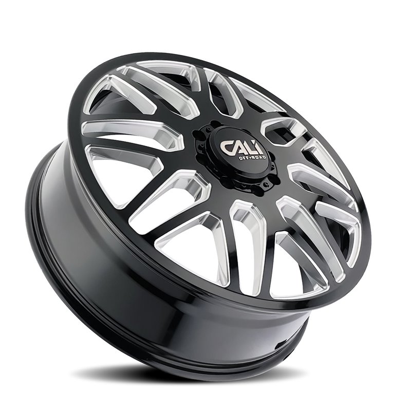 CALI Off-Road | INVADER DUALLY 22x8.25 ET115 - Gloss Black Milled