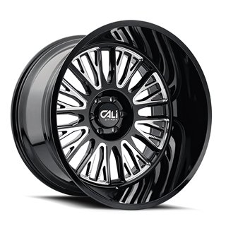 CALI Off-Road | VERTEX 22x12.0 ET-44 - Gloss Black Milled