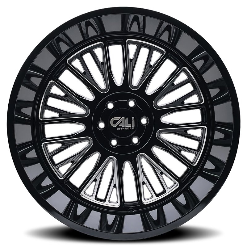CALI Off-Road | VERTEX 26x14.0 ET-76 - Gloss Black Milled