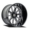 CALI Off-Road | AUBURN 20x10.0 ET-25 - Gloss Black Milled