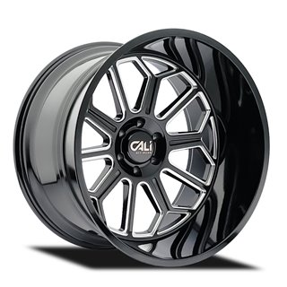 CALI Off-Road | AUBURN 22x12.0 ET-51 - Gloss Black Milled