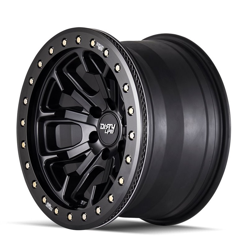 Dirty Life | DT-1 17x9.0 ET-12 - Satin Black