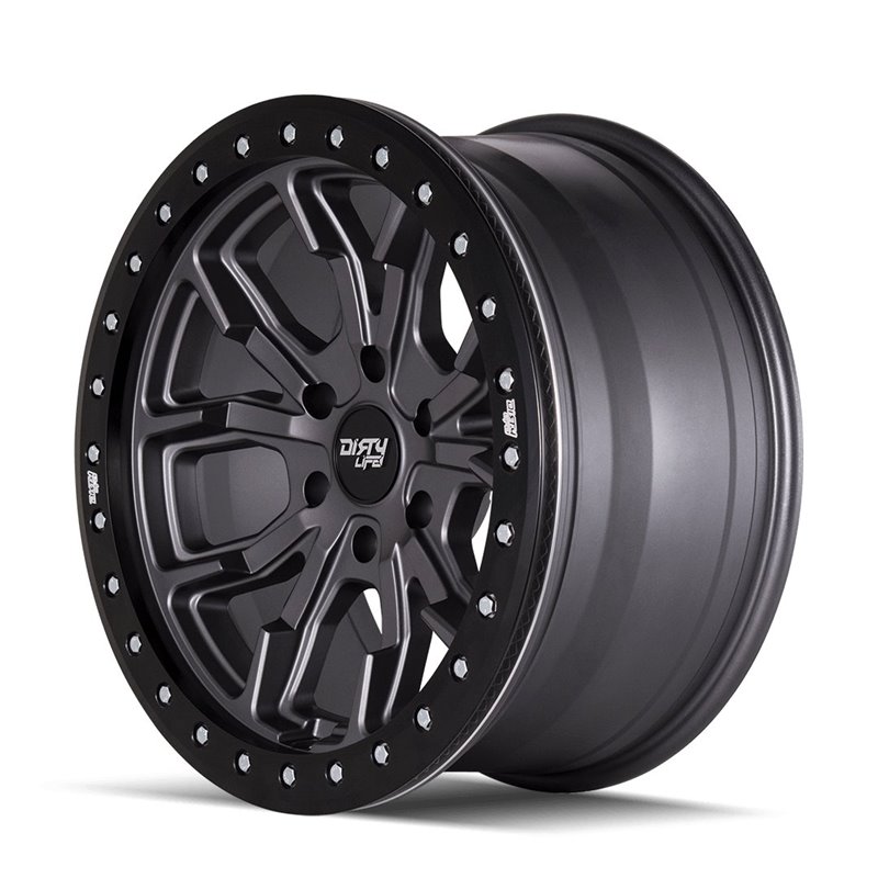 Dirty Life | DT-1 17x9.0 ET-12 - Satin Gunmetal