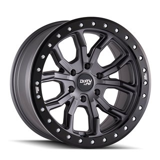 Dirty Life | DT-1 17x9.0 ET-38 - Satin Gunmetal