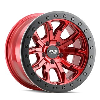 Dirty Life | DT-1 17x9.0 ET-12 - Gloss Crimson Candy Red