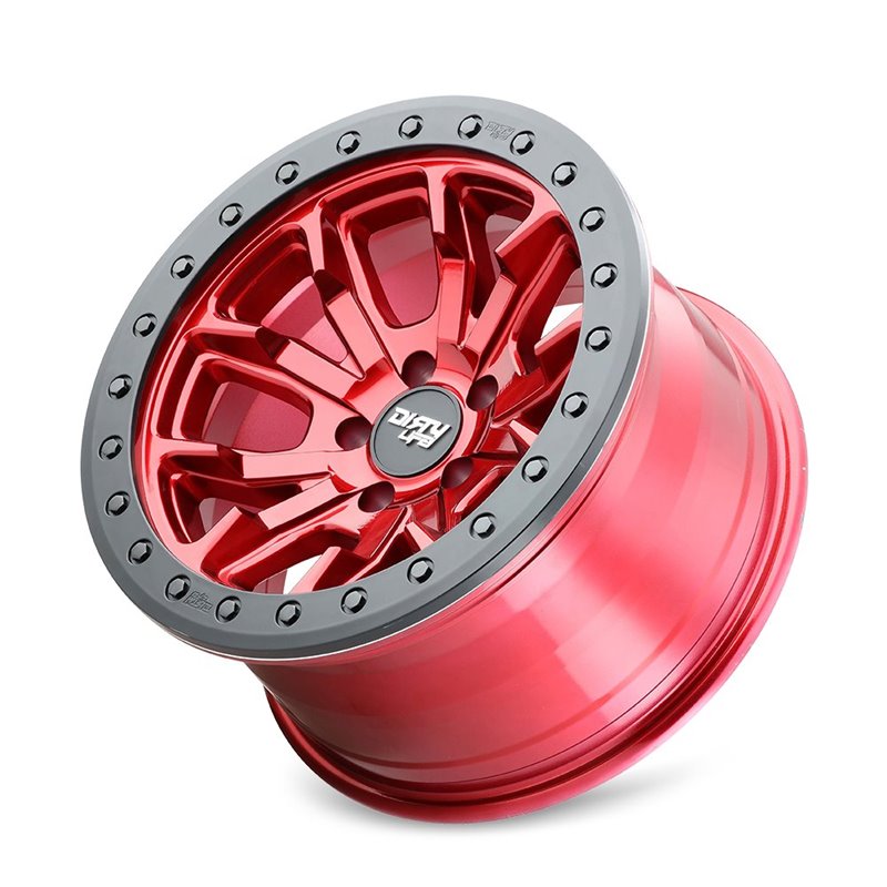 Dirty Life | DT-1 17x9.0 ET-12 - Gloss Crimson Candy Red